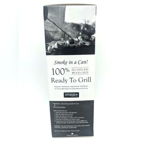 NEW STOKED Smoke In A Can Cherry Wood Chips - Ready To Grill 3 Cans